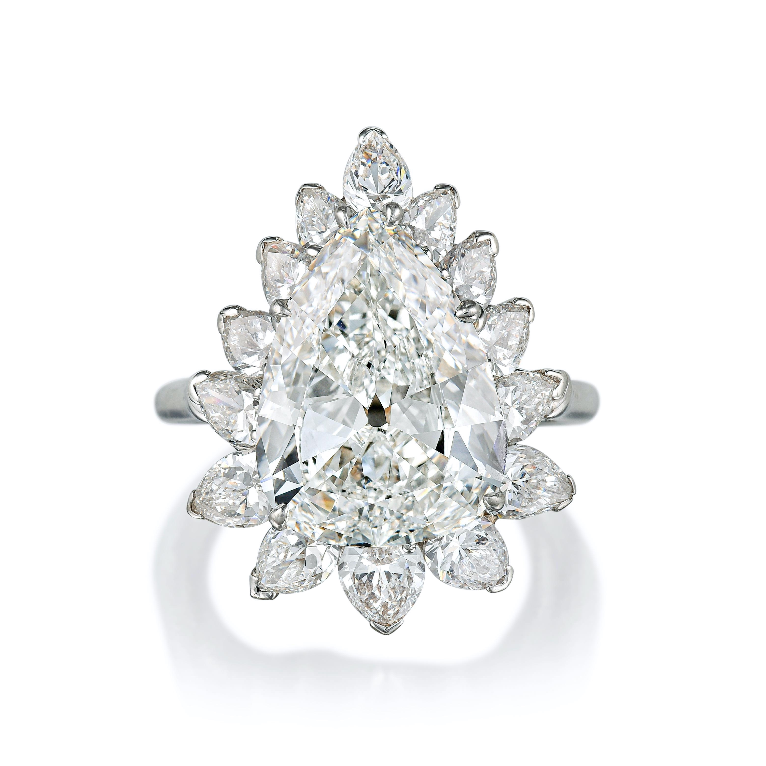 Harry Winston Pre-Owned Harry Winston Diamond Engagement Ring in Platinum  (2.66 ct Cushion D/VVS2) 102198 - Jomashop